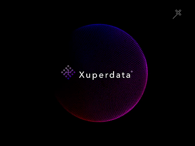 Baidu Xuperdata Blockchain logo 超级链 app baidu blockchain blockchaintechnology branding china culture design icon illustration logo ui ux web website 平面