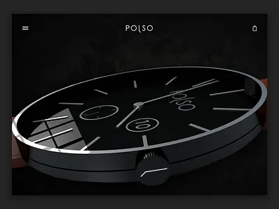 Polso Timepieces - Landing Page after effects animation branding clean ecommerce hamburger home landing loading logo luxury minimal page product sketch store ui ux watch website