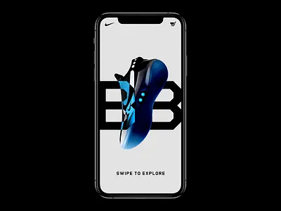 Nike React BB Interactions 3d animation basketball branding cinema 4d ecom ecomerce fashion fashion app interaction mobile nike octane sneakers streetwear trainer typography ui web design website