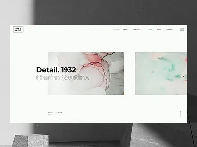 Amedeo - Horizontal projects amedeo animation art artist design elated themes galleries gallery gallery show horizontal projects outline typography portfolio qode interactive typogaphy ui ux