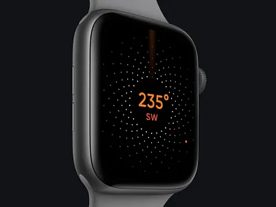 Compass HUD apple watch compass fireart fireart studio hud ui