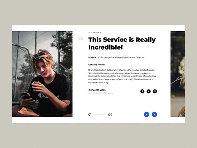 Landscape - Testimonials clean clear creative design free freebie inspiration landing design landing page navigation portfolio sketch testimonials ui uikit ux web webdesign website widgets
