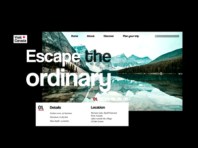 Travel Canada UI