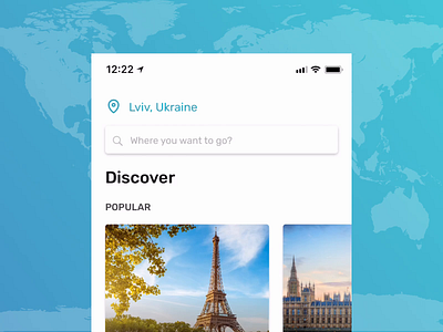 Travel application concept animation app clean app design iphone x travel travel app ui animation ux animation ux design