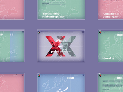 Hi story lessons | interactive map animation app design graphic design history hover effect illustration interaction map podpunkt poland story telling transitions typography ui ux web design website world war