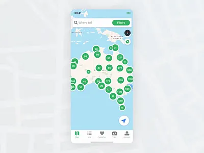 Choose your next campground! animation app app flow camping clean flow ios iphone mobile app mobile app design mobile app development preview process search simple smartphone ui ux design ux ux flow ux process