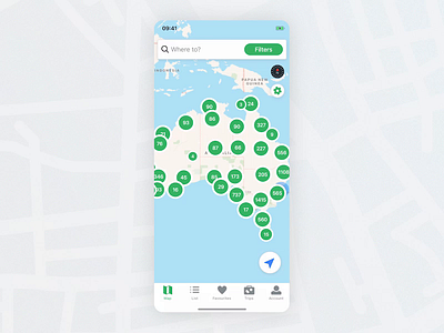 Choose your next campground! animation app app flow camping clean flow ios iphone mobile app mobile app design mobile app development preview process search simple smartphone ui ux design ux ux flow ux process