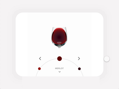 Navigation Wheel adobe xd animation auto animate mobile app motion navigation product design ui design ux animation wine