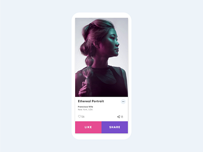 Social Share Interaction 10 clean daily ui like and share minimalist share share button social media ux ui ux animation