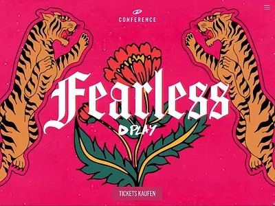 ICF Conference 2019 Website animation blue church event churchdesign conference crocodile design event fearless freaky fresh icf icfchurch iconjar orange people tiger video webdesign