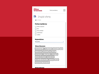 Work in culture – recruitment website | interaction animation app branding identity design graphic design history illustration interact interaction interaction animation interaction design interaction designer interaction logic poland typography ui ux vector web design website