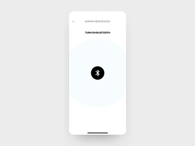 Connecting New Devices animation app bluetooth bluetooth connect bluetooth connection clean interface connect device connected home design inspiration iot mobile pair phone app smart home ui challenge uidesign ux ux ui ux design