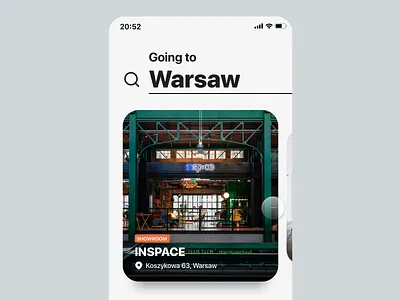 Urban Guide – Cover Carousel (Framer X) app app animation app design carousel cover framer x guide ios iphone x minimal ui urban urban guide user interface ux
