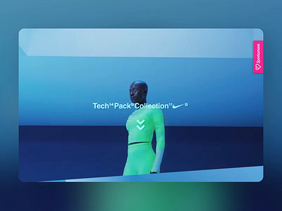Nike Tech Pack design html html5 landing page video web