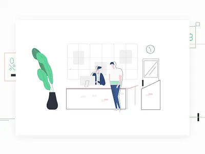 Open Node animation banner blockchain fintech graphic homepage illustrations interaction landing lightning motion ui ux