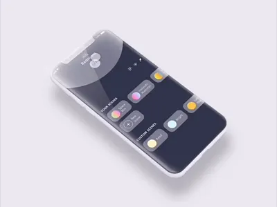 Experience for Smart Home App adobexd application color bars explore home app ios iteration minimal mobile motion recorder scenes settings smart bulb smarthome user experience xddailychallenge