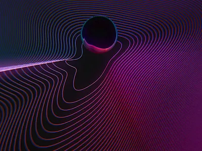 MUTEK.SF - Spectral Moire Loop 3d c4d cinema 4d gif loop moire motion mutek octane spectral video