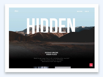 parallax website made in invision studio + source blog design illustration minimal parallax typography ui ux website