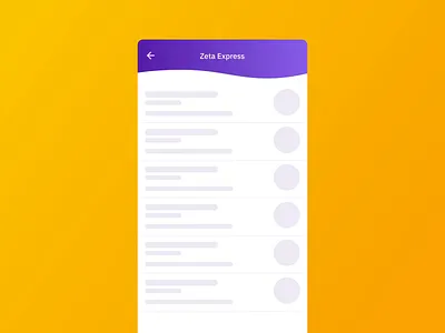 Pull to Refresh - Zeta Express illustration interaction loader mobile pizza pull to refresh search ui ux