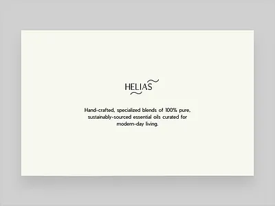 Helias - home page animation animation color creative design digital distrotion interface mockup prototype typogaphy ui ux web web design