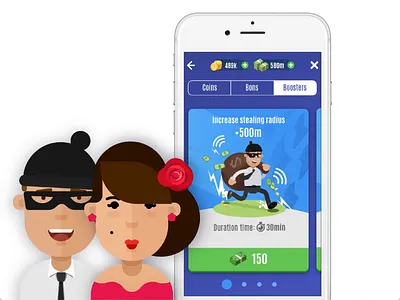 Store Screen adobe xd character design game animation game app game asset game ui madewithadobexd motion design ui user experience vector