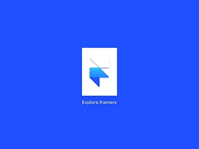 Framer X15 - Lightning Fast animation app blue framer gif loading save ui