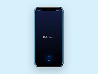 AI search process aftereffects animation artificial intelligence blue data design input mobile motion photo result search ui voice assistant