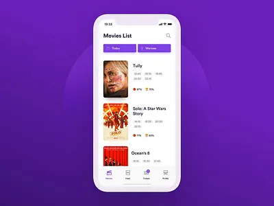 Cinema App – Interaction cinema cinema app concept interaction movies principle ui ux
