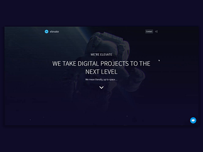 Elevate Digital Studio agency portfolio space