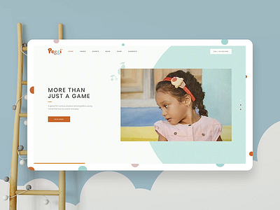 Peggi - Multipurpose Children Theme animation baby baby shop child children children art design kids kinder kindergarten qode interactive select themes ux visual design web design