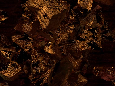 Gold animation c4d cinema4d experimental gold material motion