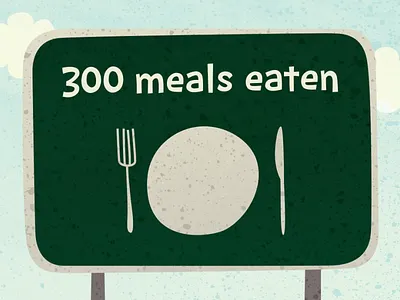 Driver Stats - Food ae after after effects animation effects illustration loop motion