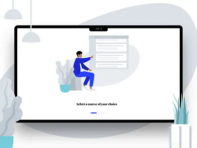 On Boarding adobe ae after affects creative education gif illustration motion on boarding ui