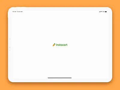Instacart’s final UI visuals - Making shopping simple app interface ios ipad mockup research ux ux flow wireframe