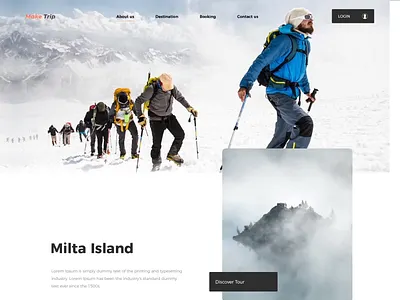 Make Trip adventure after effects after effects animation brand design branding clean clean creative design island landingpage modern tripadvisor ui ui ux uidesign ux kit webdesigner website website animation website design