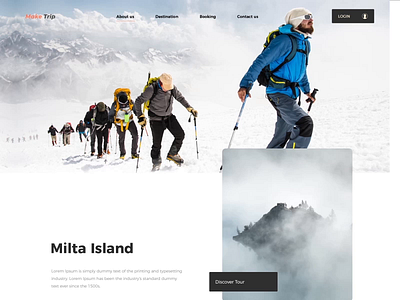 Make Trip adventure after effects after effects animation brand design branding clean clean creative design island landingpage modern tripadvisor ui ui ux uidesign ux kit webdesigner website website animation website design