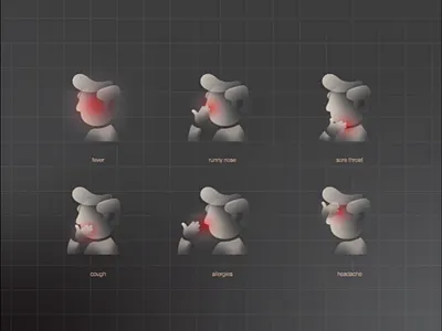 𝕗𝕖𝕖𝕝𝕚𝕟𝕘 𝕤𝕚𝕔𝕜? 🤧 after affects animated animation app branding design design app first aid kit head head rig health health app health care hospital icon icon animation icon design illustration medical medical app sick