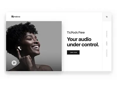 TicPods Free Art Direction art direction clean design minimal photoshop principle product launch sketch video web visual design web design