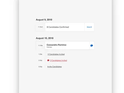 Timeslot Micro Interaction invisionstudio micro interaction prototype schedule scheduling timeslots