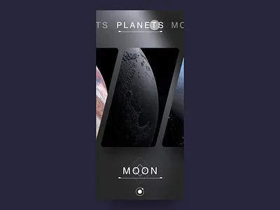 Planets app adobe adobexd animation app planet planets