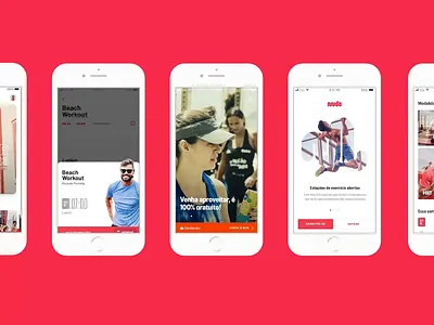 Mude.fit Video Presentation app fitness fitness app fitness center ui ux video workout workout app workouts