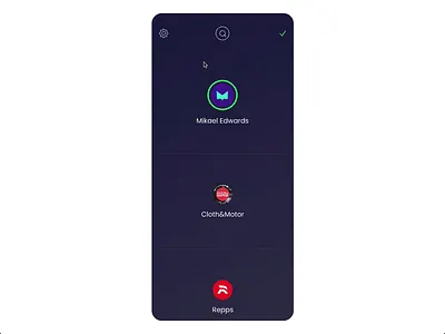 Page Search Interaction animate animation app design ios iphone mobile search ui ux