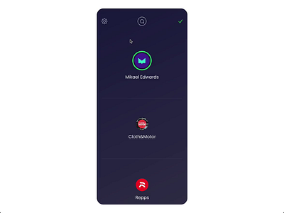 Page Search Interaction animate animation app design ios iphone mobile search ui ux
