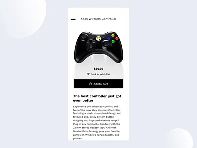 3D Product page transition 3d animated animated ui app design blender3d fluent design material design ui boomerang ui design