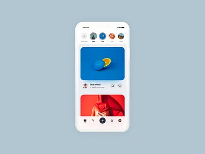 Photo Sharing App - pull to refresh animation app design interaction loading animation madewithadobexd madewithxd mamulashvili photo product prototype pull to refresh sharing tato ui ux web