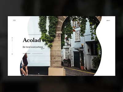 Portfolio animation design home homepage interface portfolio shape web webdesign website white