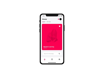 Continuity - UI Monday #5 adobexd animation clean course learning platform madewithadobexd mobile app motion new ui uimonday ux