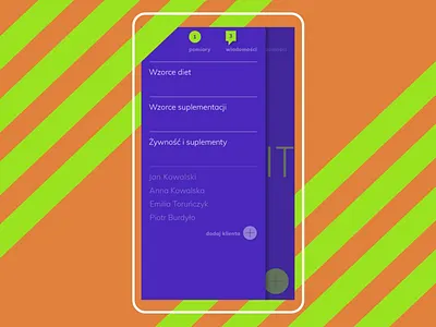 Dietofit | interaction app app branding app design branding identity design graphic design interaction interaction animation podpunkt poland ux vector warsaw