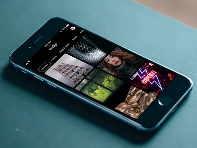 Wallpaper app concept animation app interaction ios madewithadobexd mobile ui ux