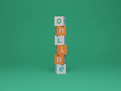 Peas and oranges animation bicolour design green orange stopmotion typography video